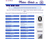 Tablet Screenshot of motor-hotels.eu